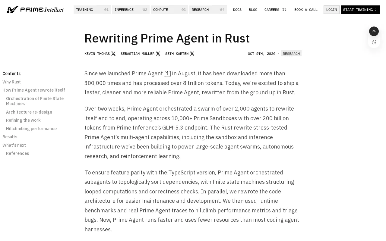 用Rust重写Prime Agent:性能与安全的工程实践思考