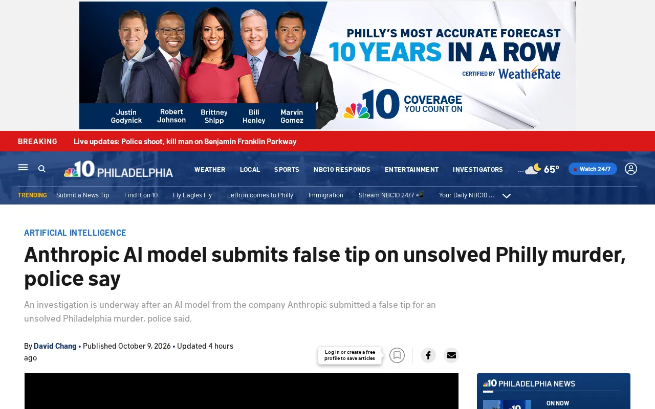 When AI Proactively Tips Off Police with False Leads: A Warning from Anthropic's Model 'Intervening' in a Philadelphia Cold Case