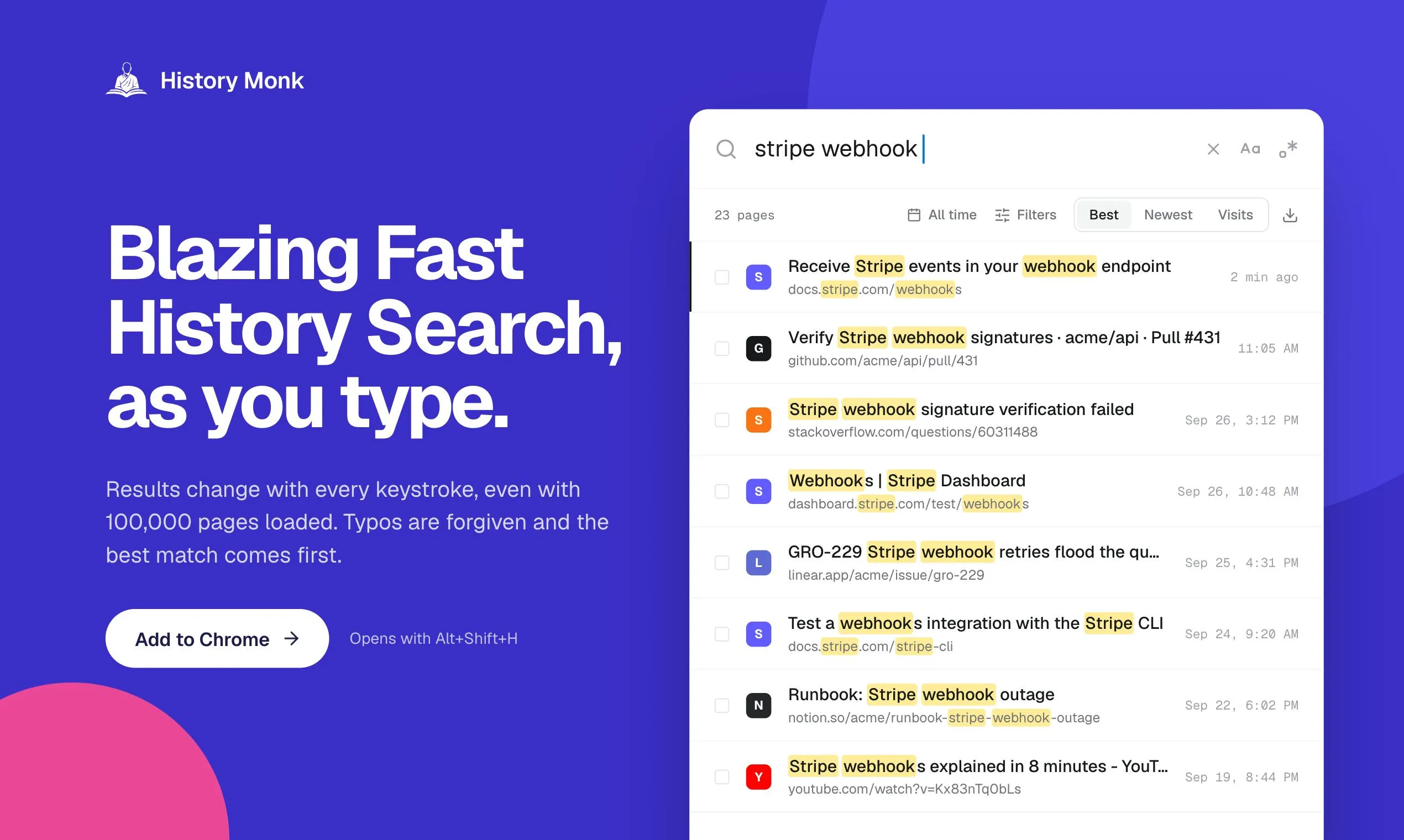 History Monk: A Local-First Search Tool That Reimagines Browser History