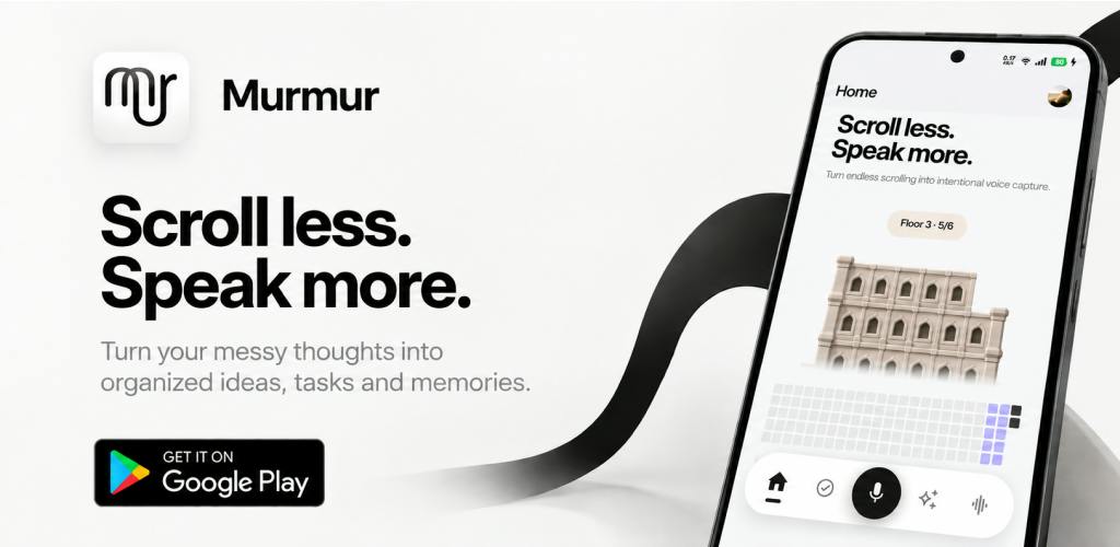 Murmur: A Voice-First Private Thought Notebook