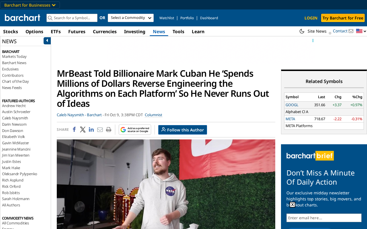 MrBeast斥资数百万逆向平台算法:内容霸权背后的工业化逻辑