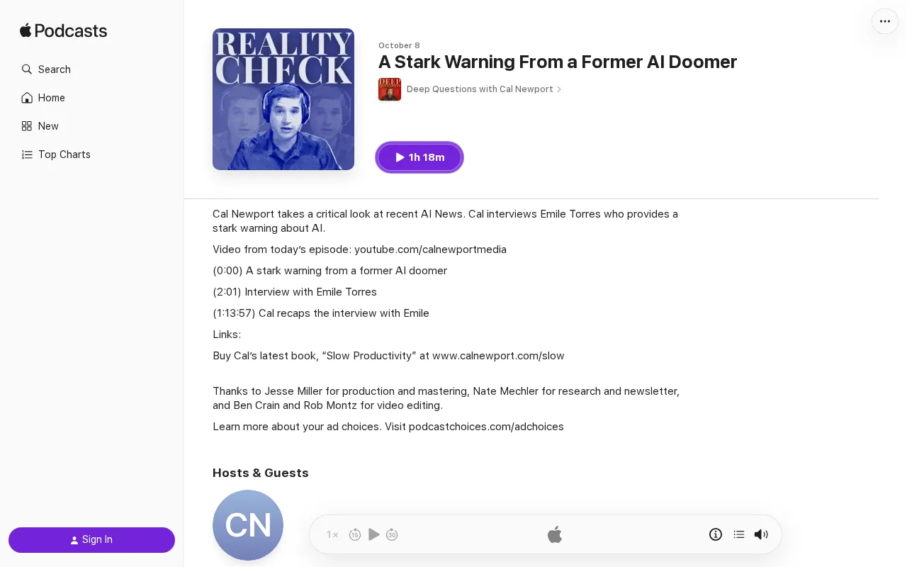 A Stark Warning from a Former AI Doomer