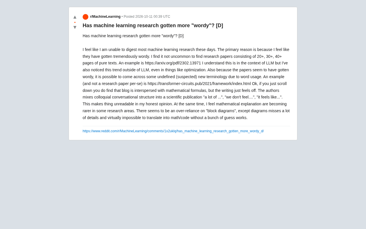Are Machine Learning Papers Getting Too Wordy? A Discussion on Academic Writing