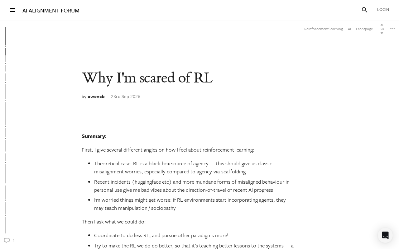 Why Reinforcement Learning Scares Me: The Hidden Safety Risks of RL and How to Address Them