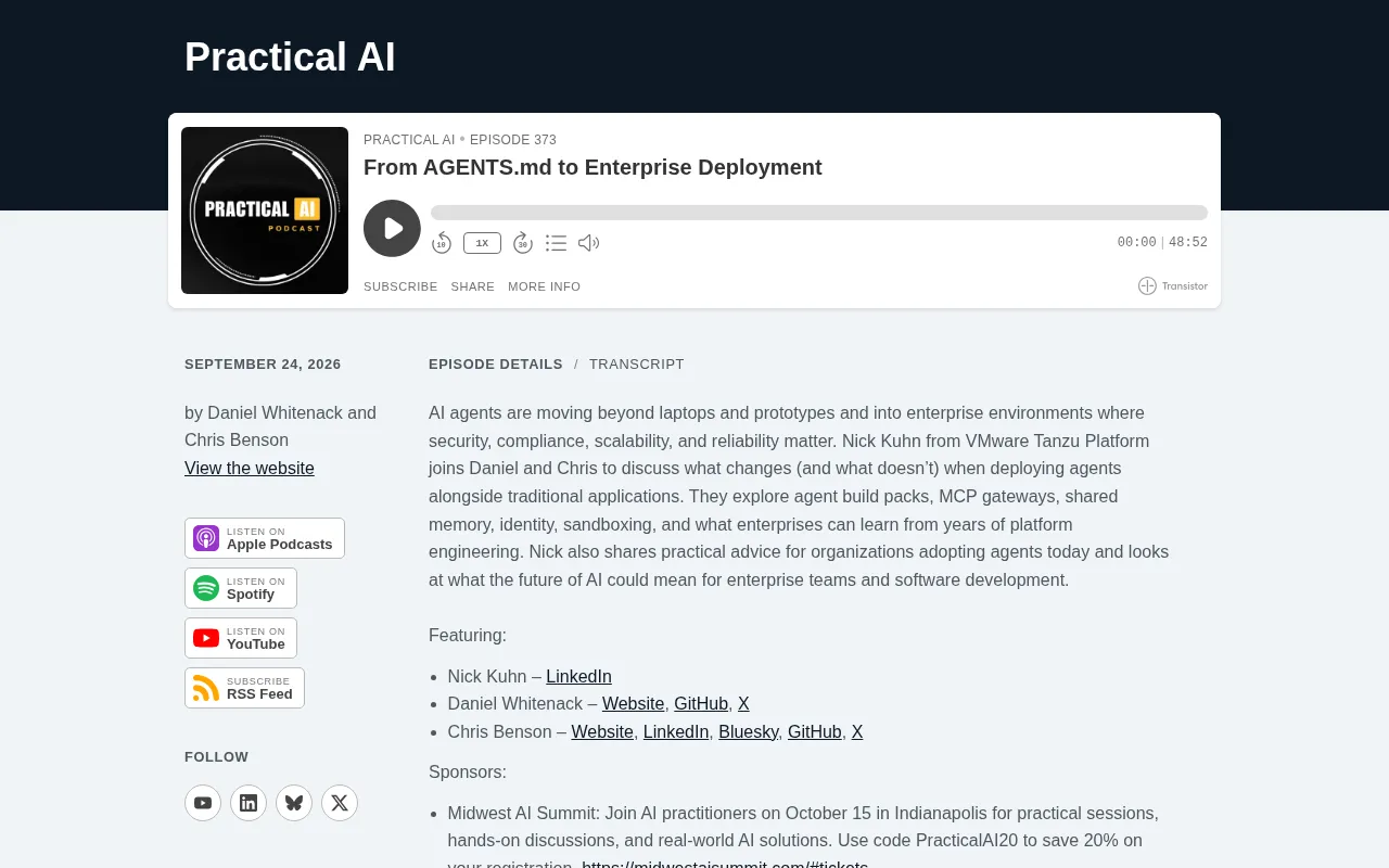 From AGENTS.md to Enterprise Deployment: The Real-World Challenges of AI Agents