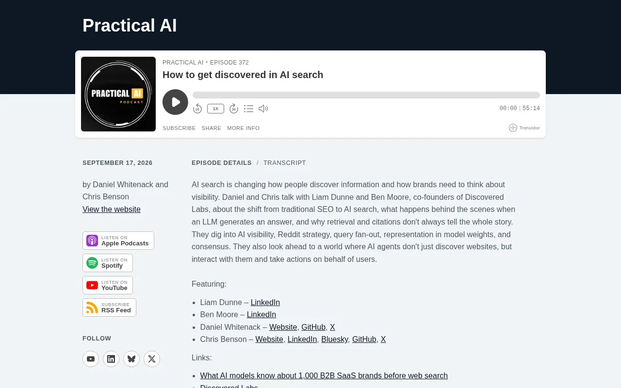rss source: How to get discovered in AI search