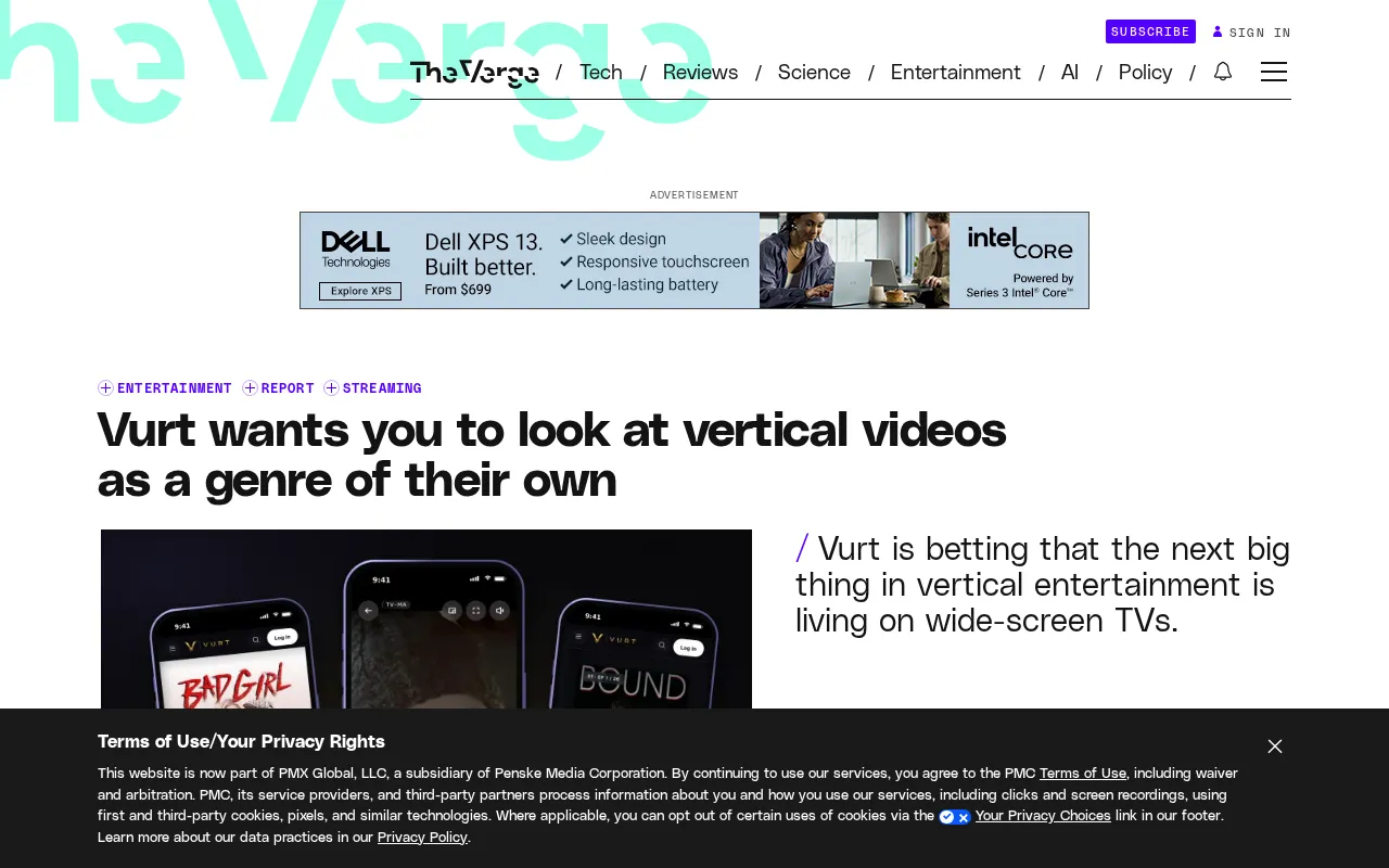 Vurt wants you to look at vertical videos as a genre of their own