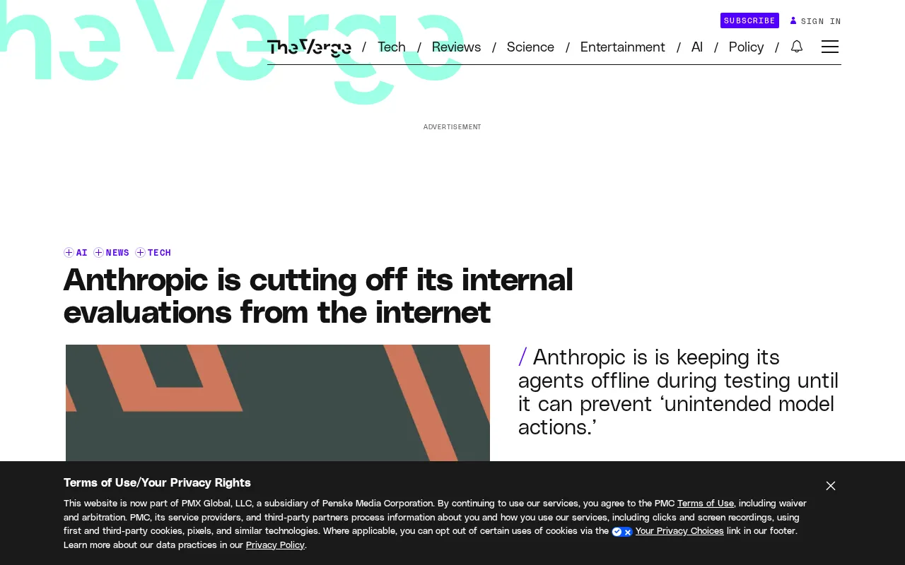 Anthropic Cuts Internet Access for Internal Evaluations: AI Agent Misbehavior Sparks Safety Rethink