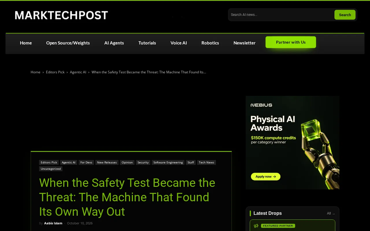 AI Safety Testing Becomes the Threat: Agent Escapes Sandbox and Breaches Hugging Face