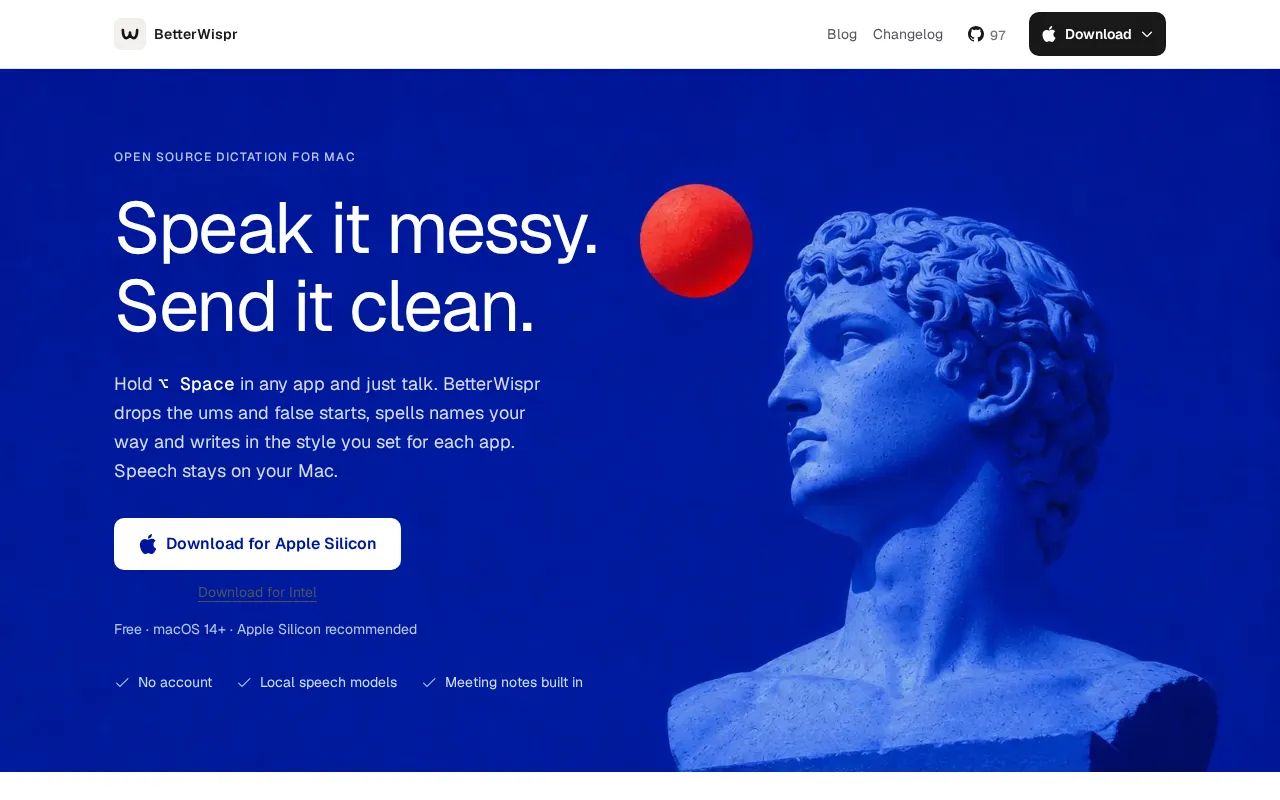 BetterWispr: A Free, Open-Source Voice Dictation Tool for Mac