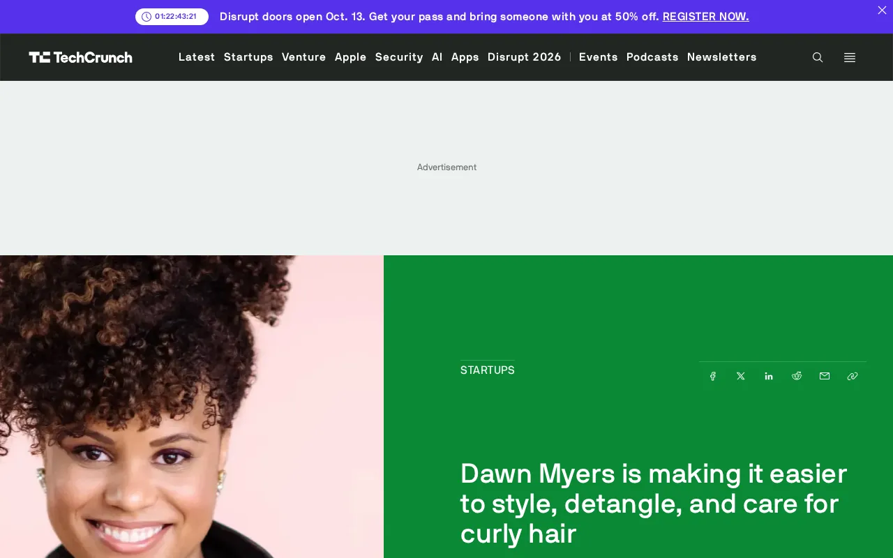 rss source: Dawn Myers is making it easier to style, detangle, and care for curly hair