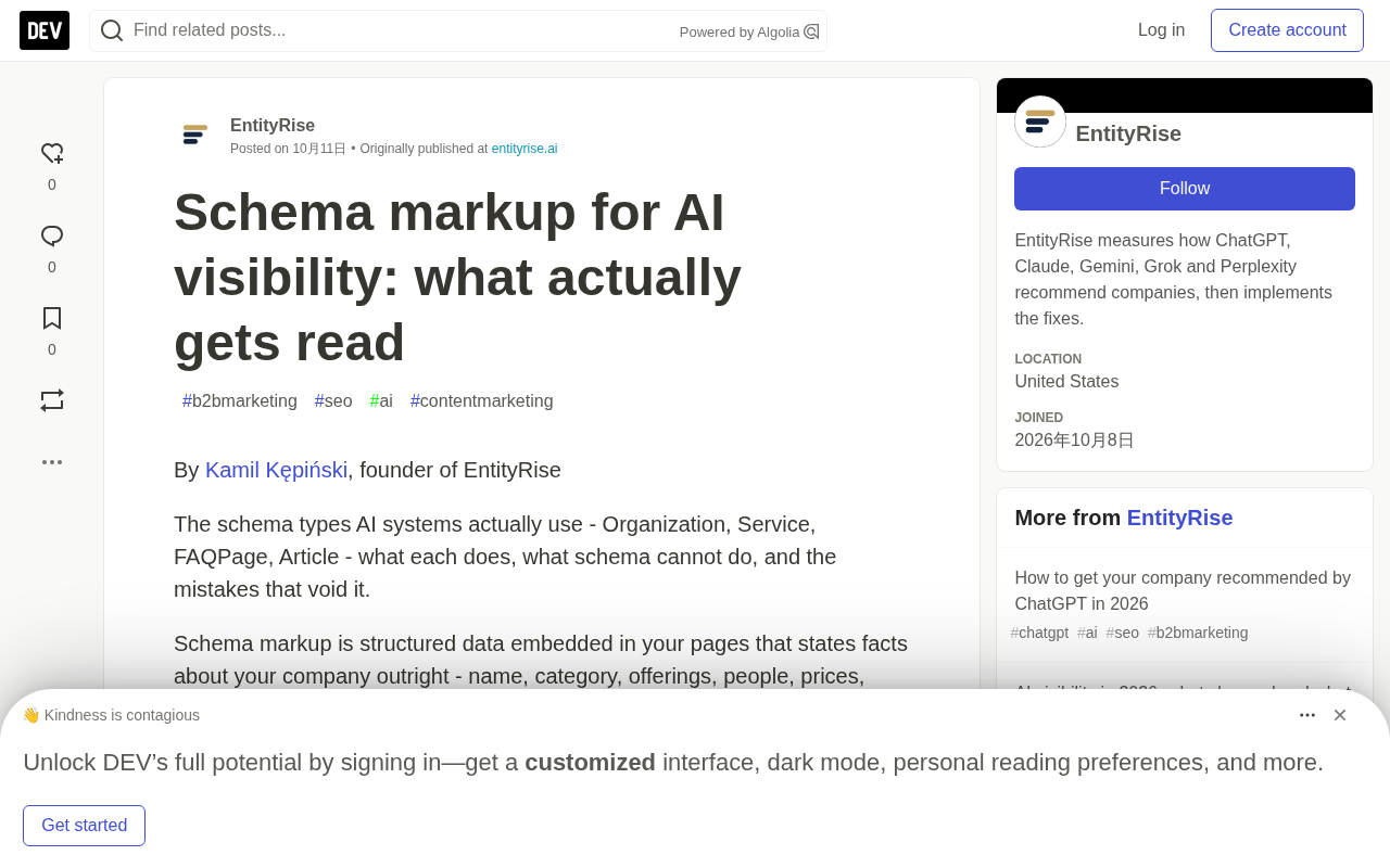 How Schema Markup Boosts AI Visibility: Which Structured Data Actually Gets Read