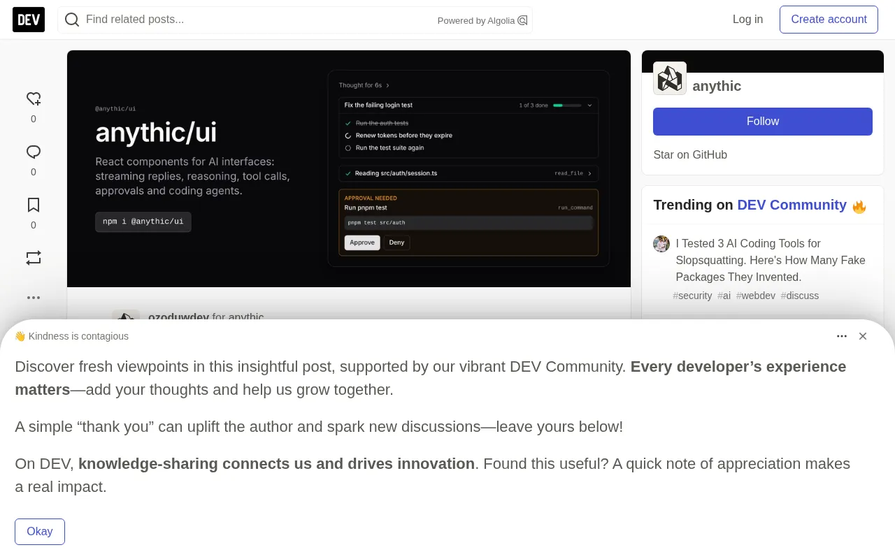 流式安全的Markdown:解决AI聊天界面的渲染闪烁问题