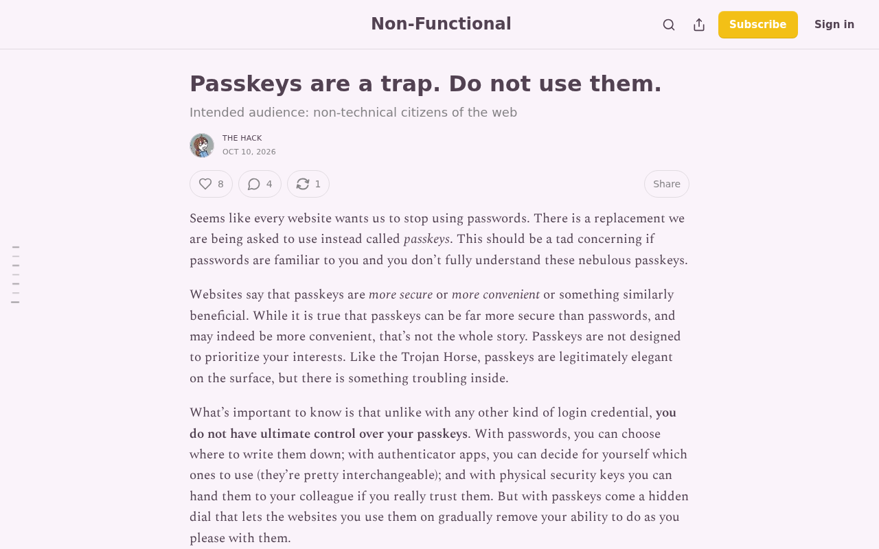 Is Passkey a Trap? Examining the Concerns Around Passkeys Through a Controversial Article