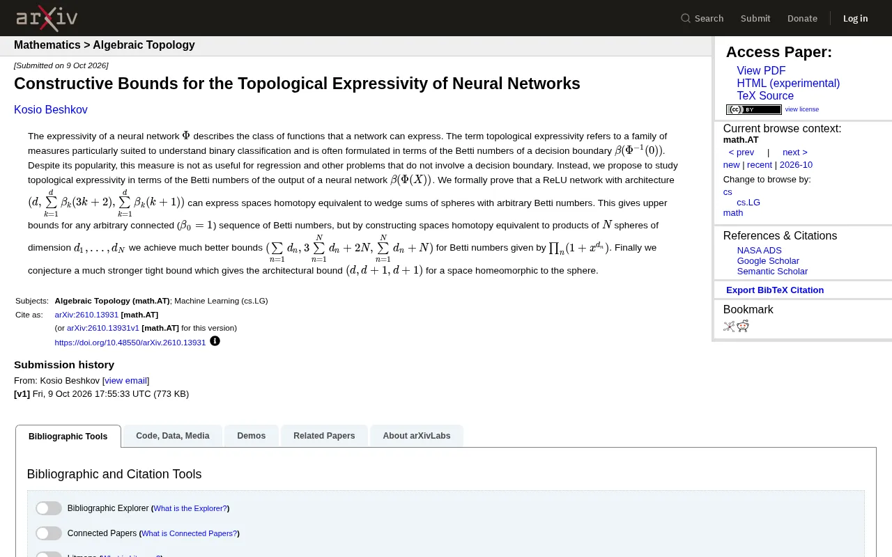 Constructive Bounds for the Topological Expressivity of Neural Networks: From Decision Boundaries to Output Spaces