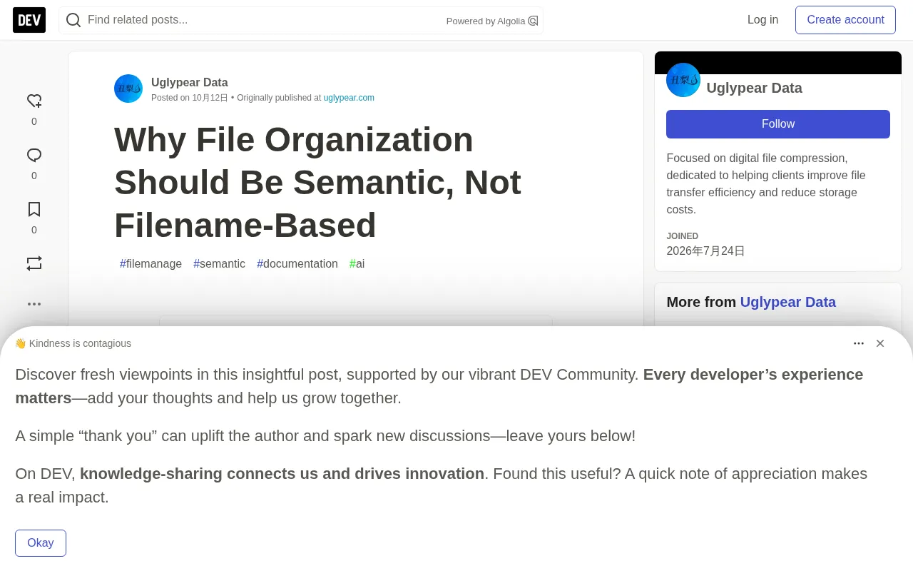 Semantic File Management: Why You Shouldn't Rely on Filenames for Search