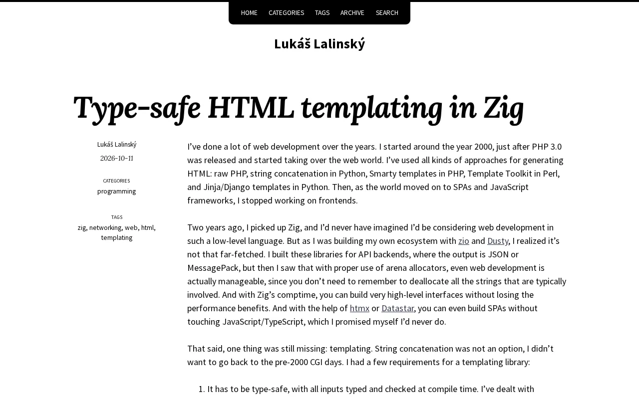 Building a Type-Safe HTML Template Engine in Zig