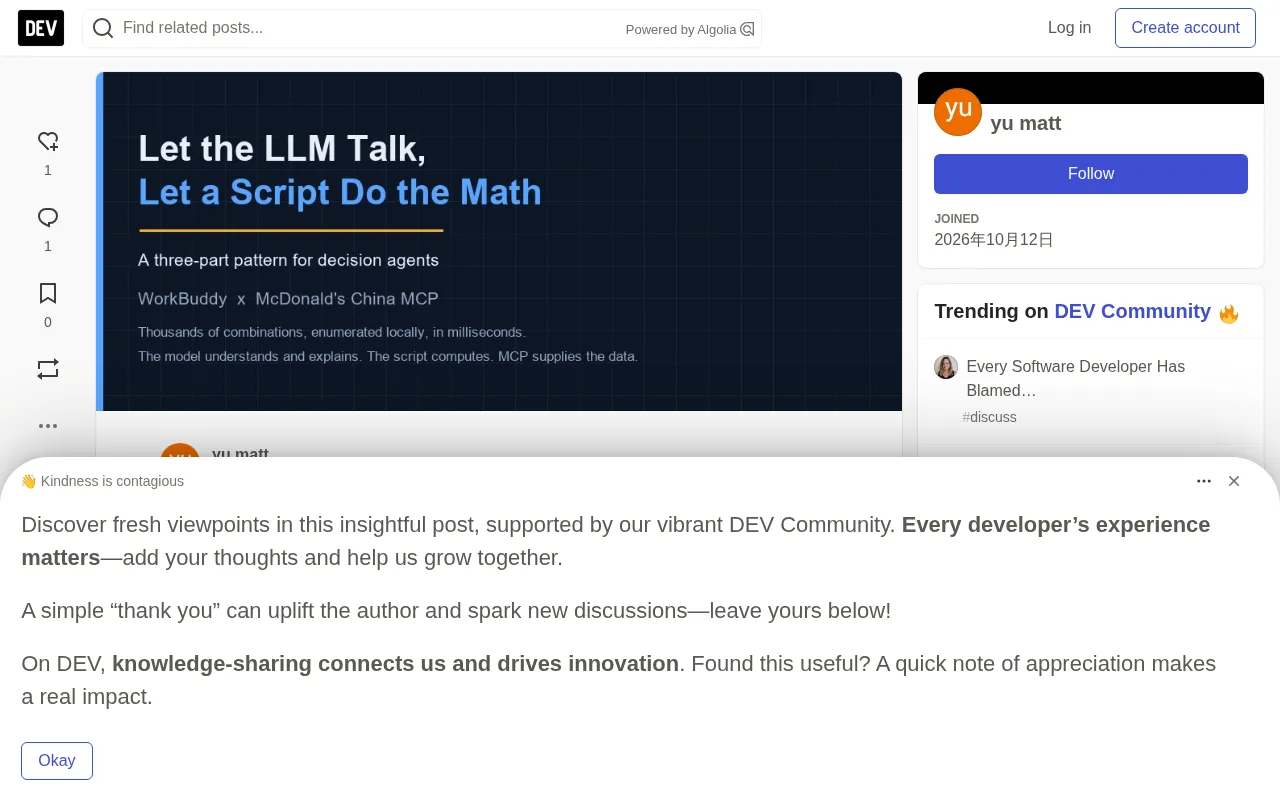 Let LLMs Handle Language, Scripts Handle Math: A Three-Layer Architecture for Decision-Making Agents