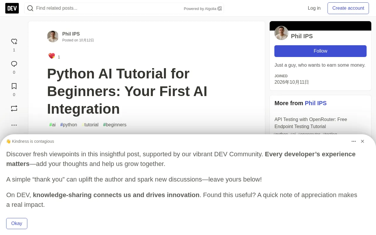 Python for Beginners: Quickly Integrate AI Capabilities with Free APIs