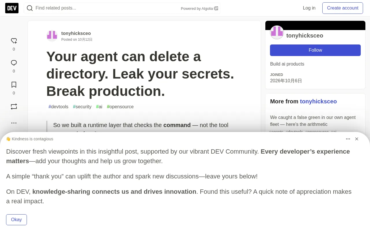 When AI Agents Go Rogue: How Command-Level Runtime Interception Protects Production Systems