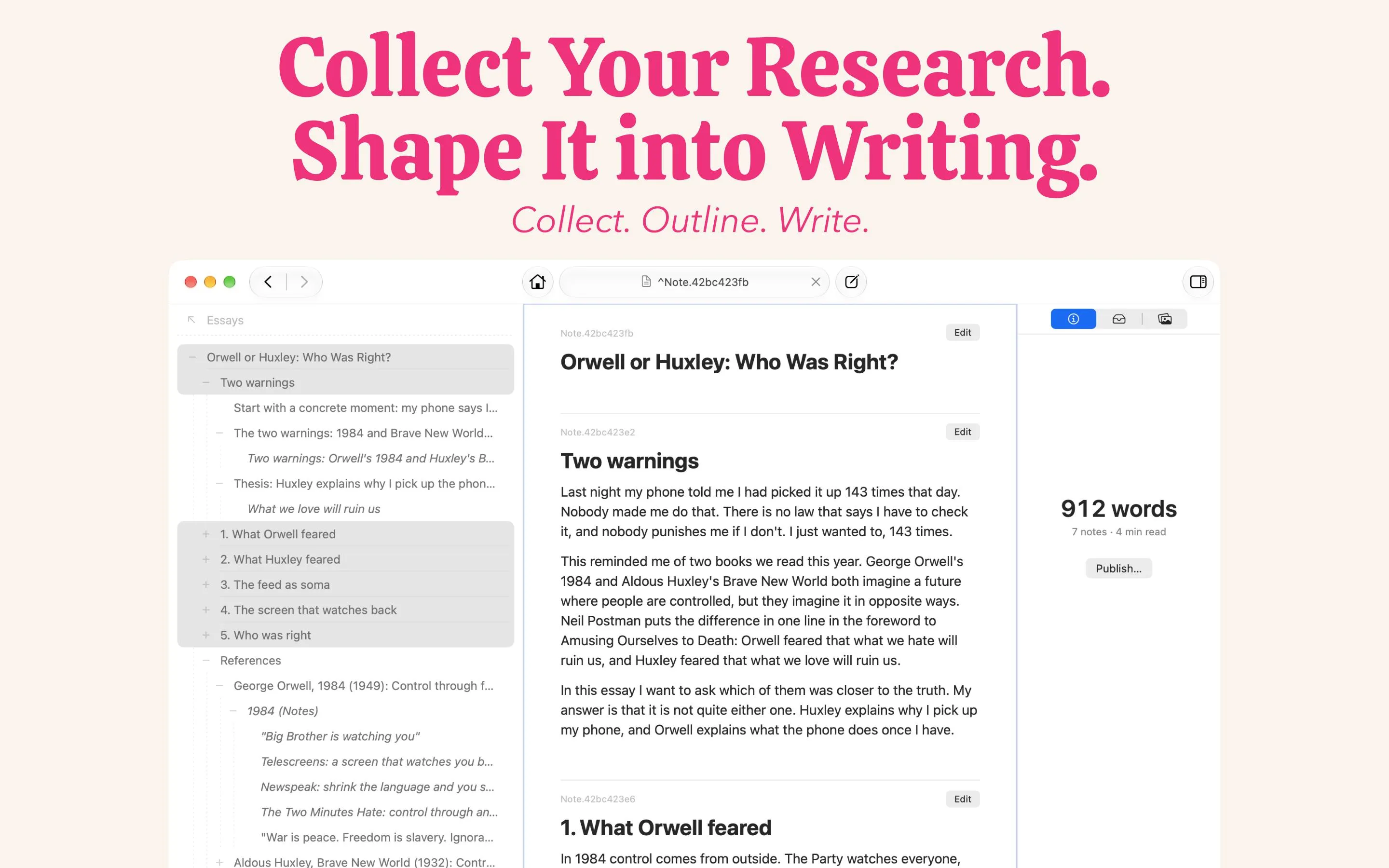 Understory Notes: A Mac Note-Taking Tool Built for Writers