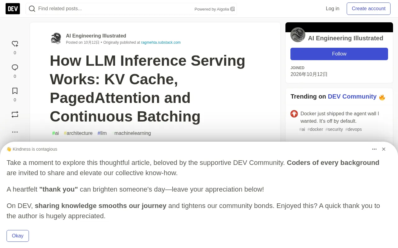 Core Mechanics of LLM Inference Serving: A Deep Dive into KV Cache and PagedAttention