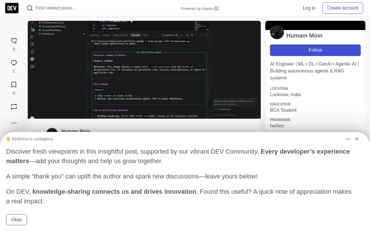 Git Diff Reviewer: AI Code Review That Catches Bugs Before You Commit