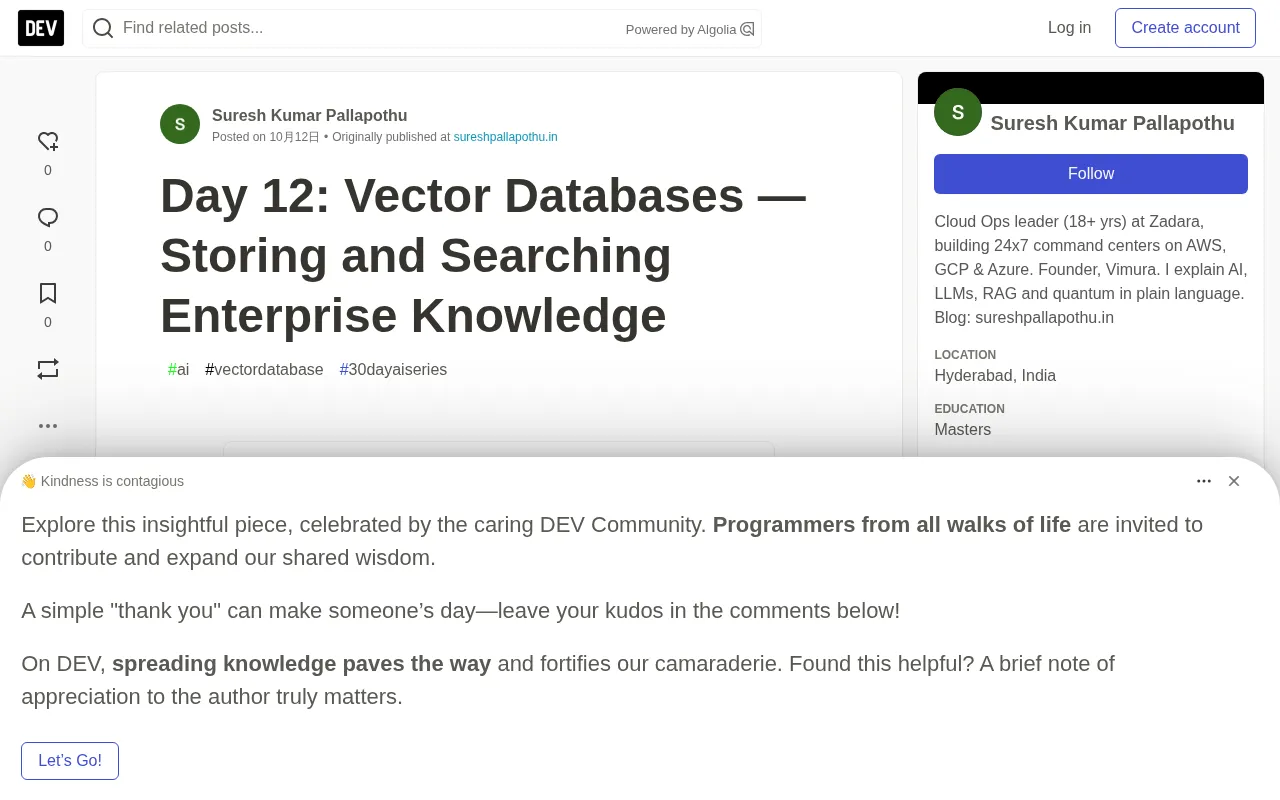 Vector Databases 101: The Core Principles Behind Storing and Retrieving Enterprise Knowledge