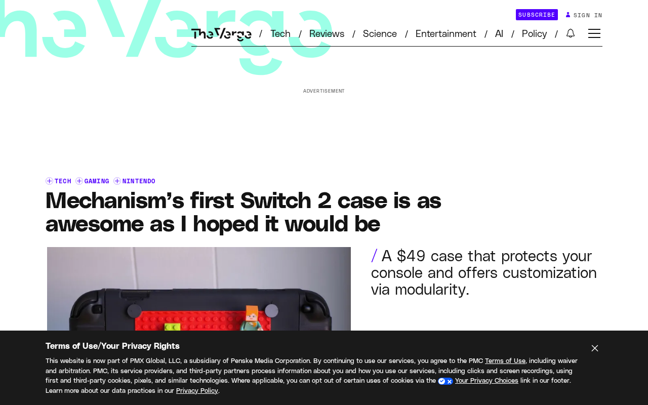 Mechanism首款Switch 2保护壳Basecase上手:模块化设计终于来了