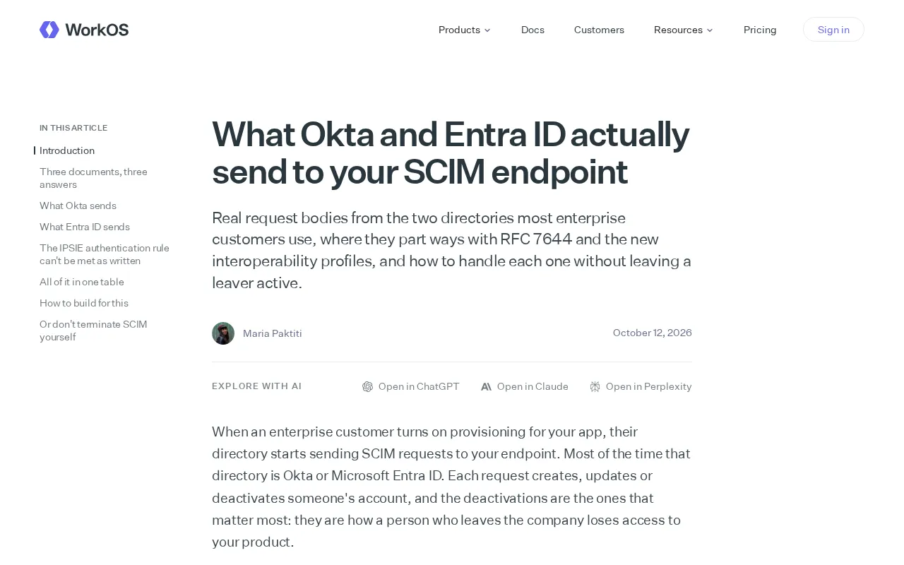 Okta vs Entra ID SCIM Request Bodies in Practice: Who Deviates from RFC 7644?