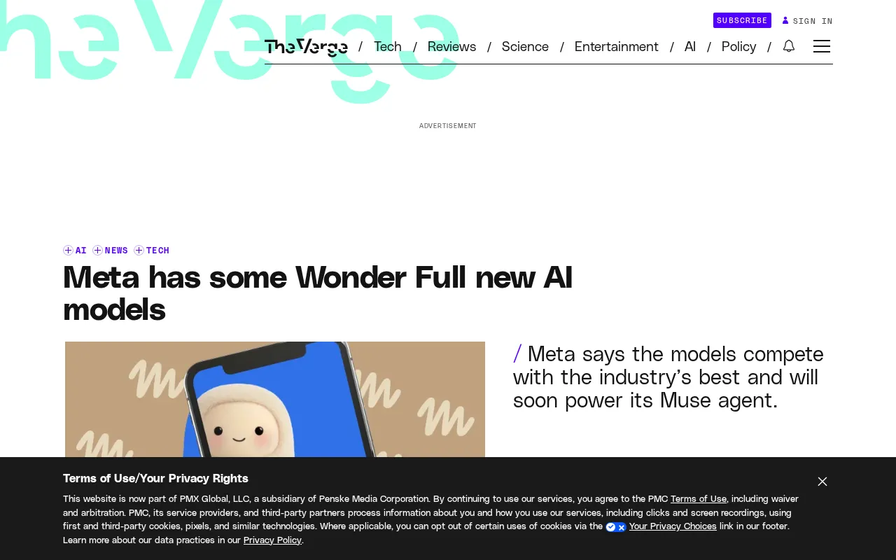 Meta launches Muse Wonder and Wonder Full models