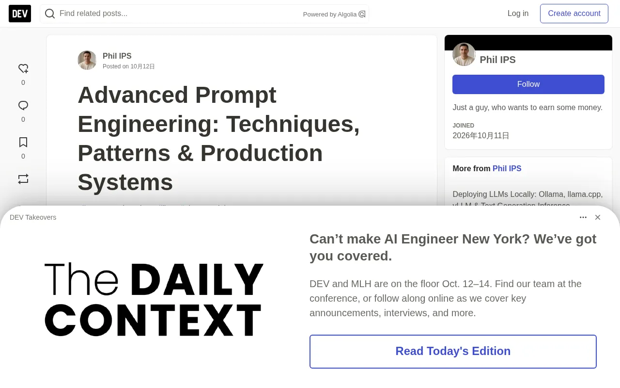 Advanced Prompt Engineering: Six Core Techniques from CoT to Agents