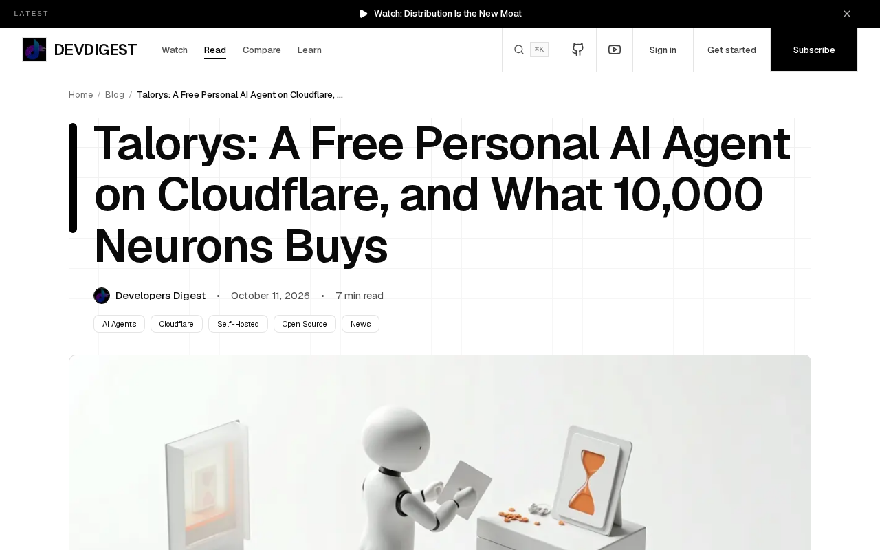 Talorys:部署在Cloudflare上的免费个人AI Agent