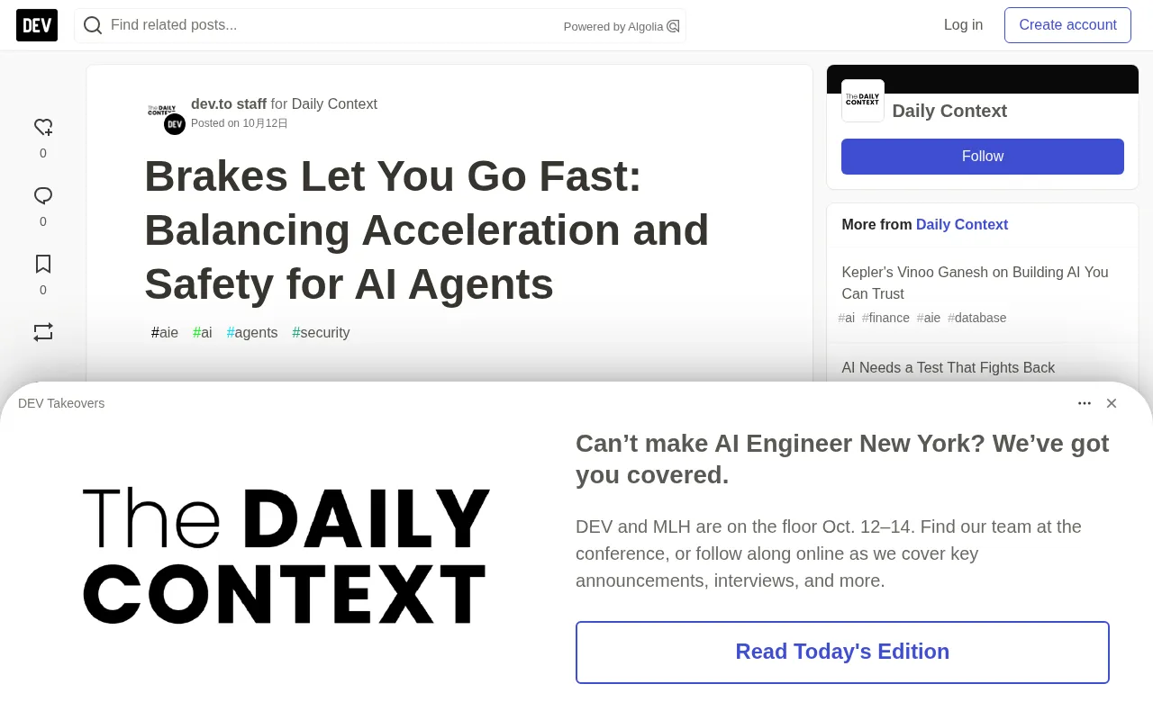 How Can AI Agents Be Both Secure and Fast? Two Sigma's Five-Layer Defense in Practice