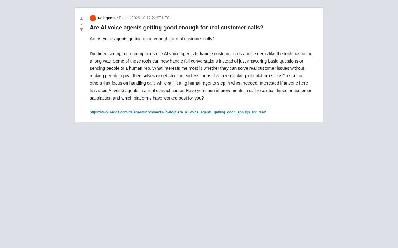 Can AI Voice Agents Really Take Over Customer Calls?