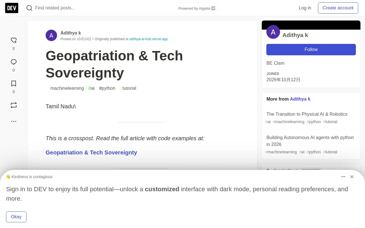 Geopatriation and Tech Sovereignty: Reflections on the Geopolitical Return of Indian AI Engineers
