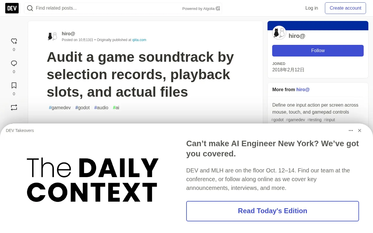 Game Music Audit: Why 18 Playback Slots Only Map to 17 Audio Files