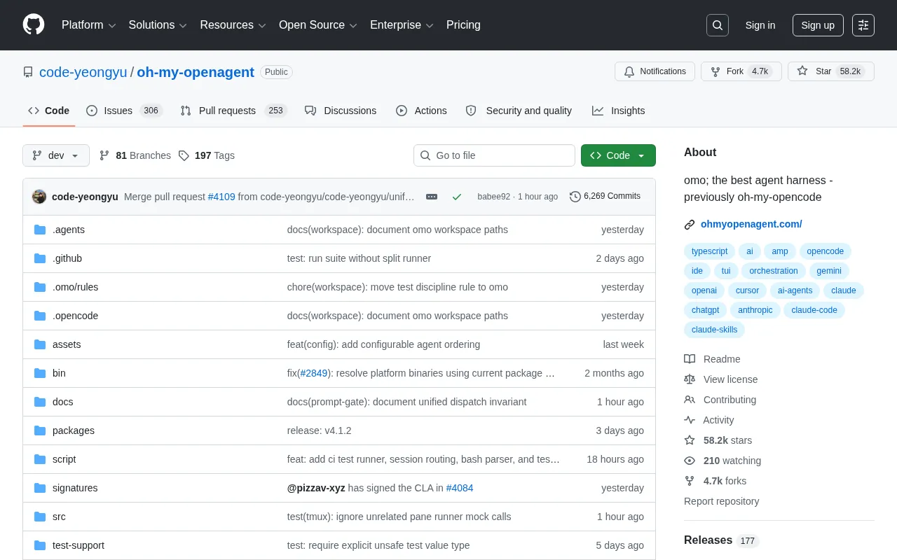 oh-my-openagent (omo) Deep Dive: The AI Agent Harness with 55K GitHub Stars