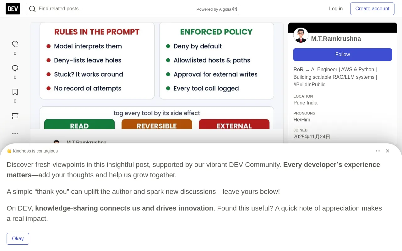 AI Agent Permissions Don't Belong in the Prompt: Lessons from Anthropic's Unintended-Actions Report