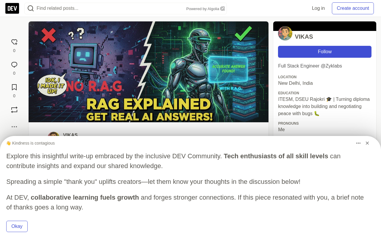 Understanding RAG: How to Make AI Answer Questions Using Your Own Data