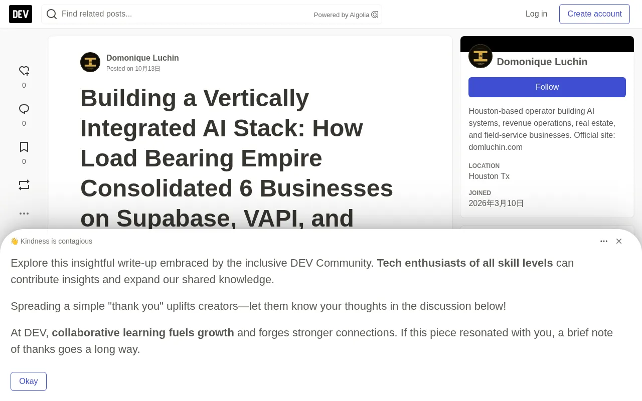 Integrating Six Businesses with an AI Stack: A Hands-On Guide to Self-Hosted Supabase and VAPI