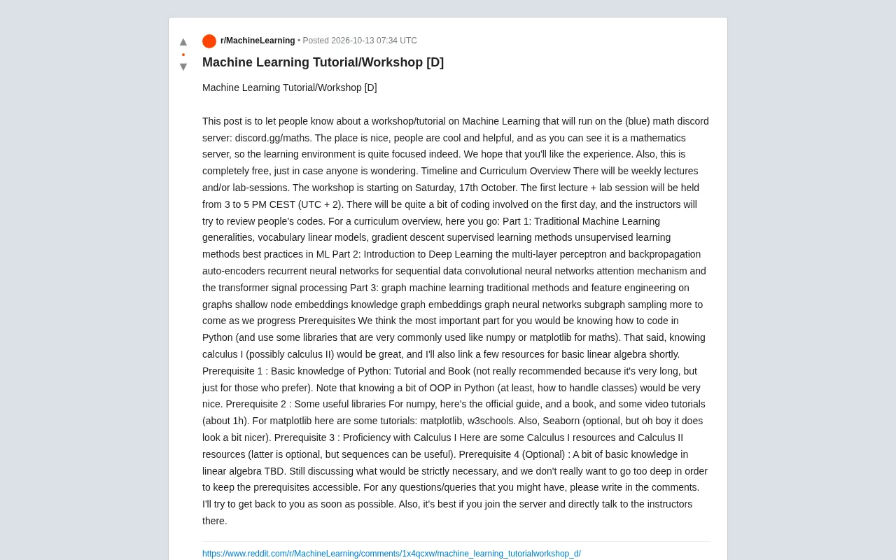 Free Machine Learning Workshop: From Traditional ML to Graph Neural Networks