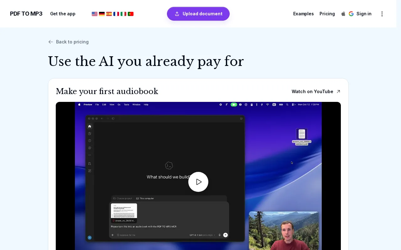 Making Audiobooks with Your OpenAI Subscription: A Show HN Project Breakdown