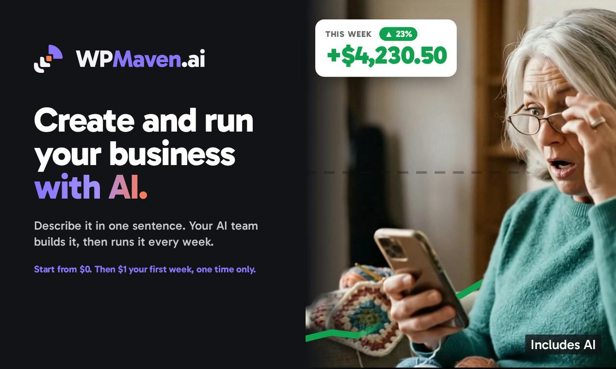 WPMaven product page