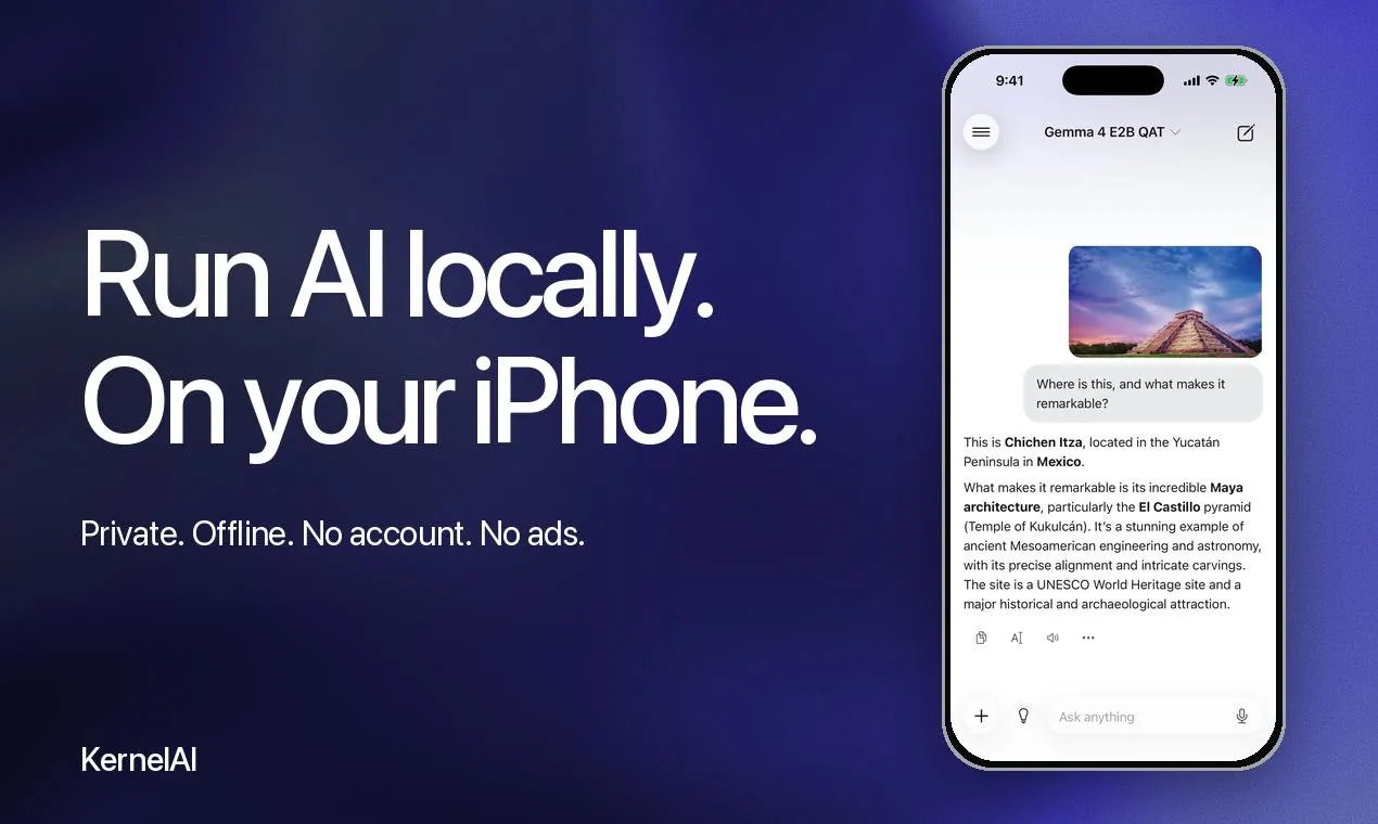 KernelAI's product page on Product Hunt