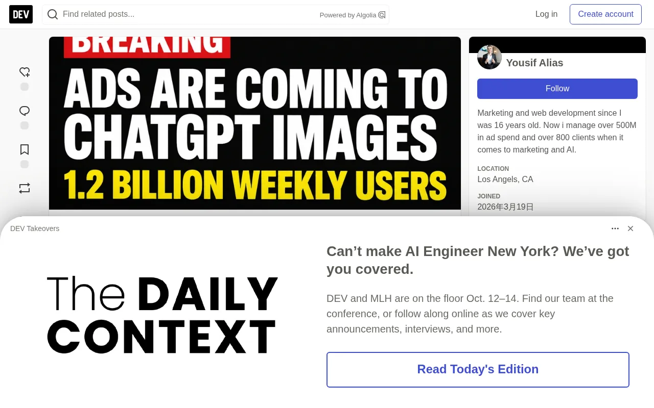 OpenAI ChatGPT Ads