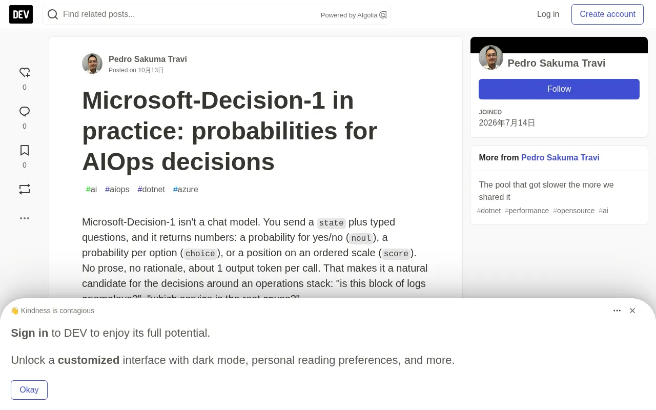Microsoft Decision Model in Practice: How Probabilistic Output Is Revolutionizing AIOps Root Cause Localization