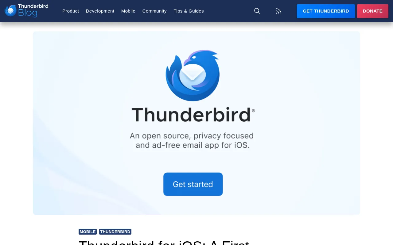 Thunderbird for iOS Officially Released: The Open-Source Email Client's Mobile Push