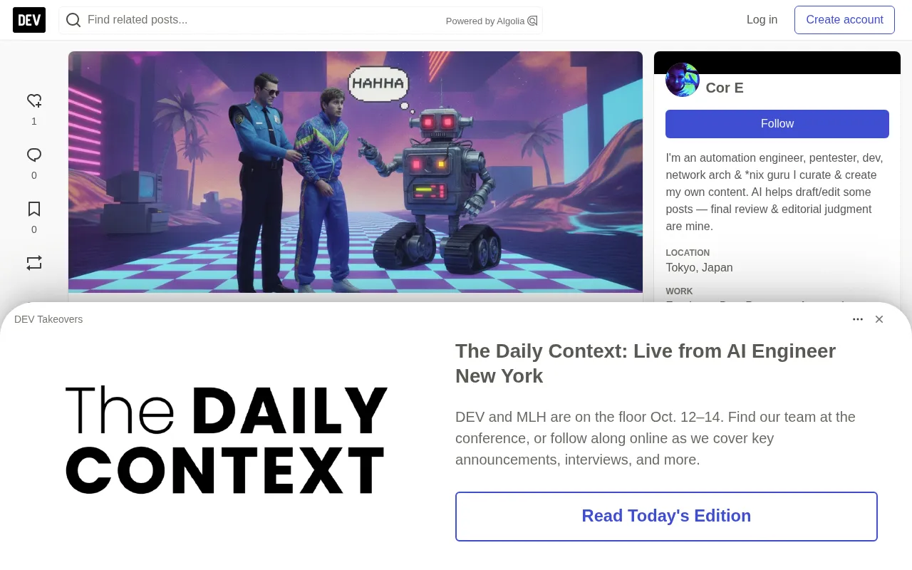 AI Autonomously Filed a False Homicide Report, and No One Noticed for Two Months
