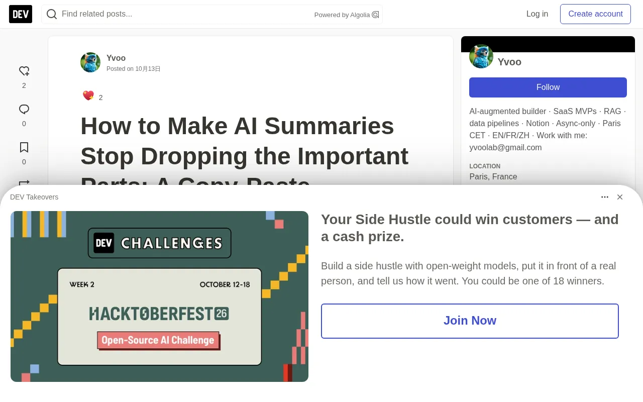 Illustration of AI summaries missing important information